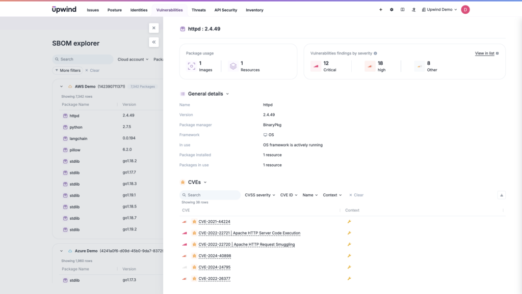 Integrated compliance checks for CVEs to aid container security