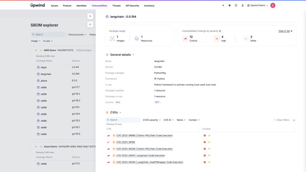 SBOM Explorer continuously monitors deployed applications, detecting newly disclosed vulnerabilities within live dependencies. This enables organizations to maintain proactive vulnerability management, addressing risks that appear after initial SBOM creation