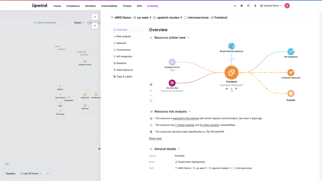 Real-time monitoring ensures security as containers transition from creation to termination, detecting anomalies for better kubernetes security