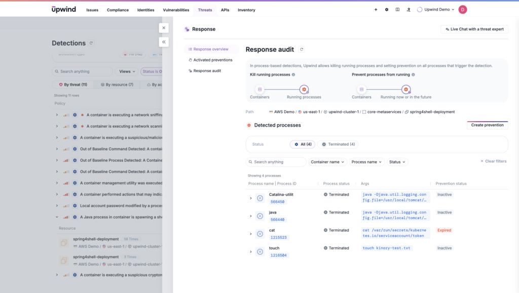 Automated, environment-aware containment capability supporting the critical incident response goal of minimizing damage and a core component of DFIR