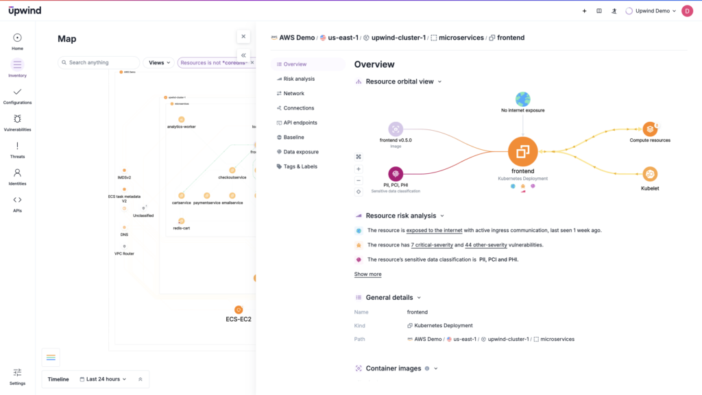 Monitoring resource utilization in Kubernetes doesn’t have to come from audit logs. Here, runtime security monitoring offers insight into resource allocation. It can also help catch anomalous usage that could signal an attack.
