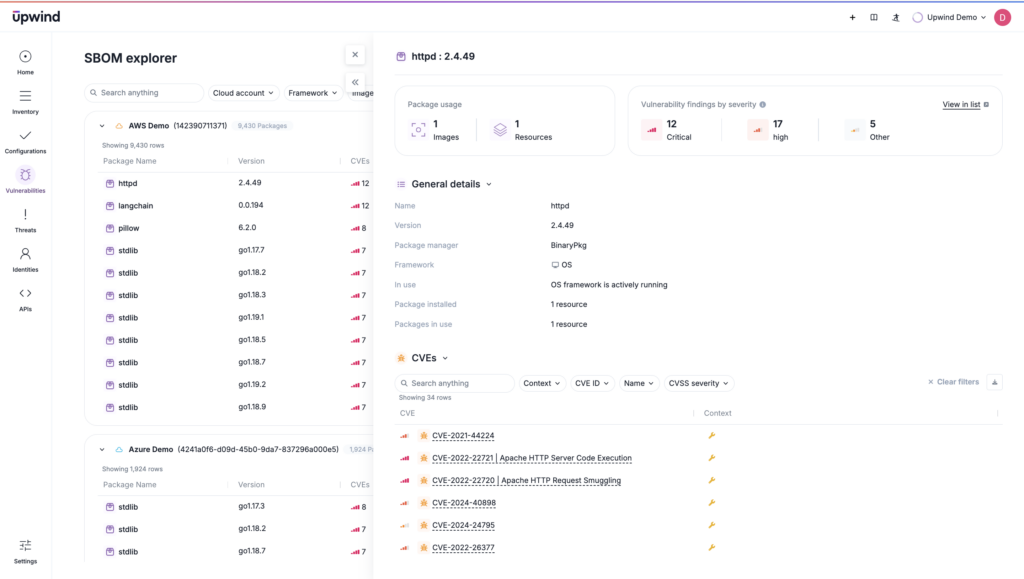 With an SBOM explorer, visibility into supply chain dependencies is clearer, making remediation straightforward.
