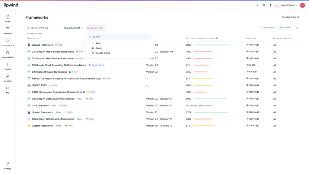 A comprehensive CNAPP can help not only grant visibility into multiple clouds, but in this case, enforce policies across clouds, no matter what the CSP’s defaults are.
