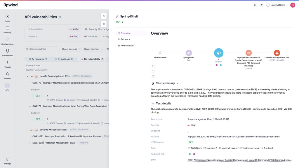  Identifying vulnerable endpoints is a core component of securing cloud resources that differs from traditional vulnerability management.