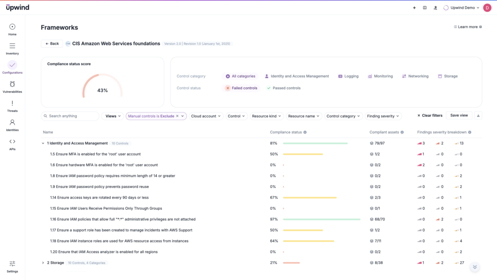 Setting custom policies for IaC scanning means streamlining compliance and configuration management in this comprehensive CNAPP.
