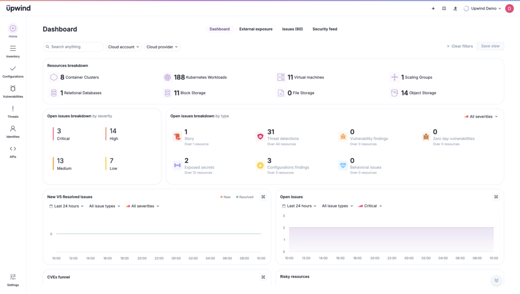 A holistic view of assets and a single interface to handle security alerts, prioritized by runtime insights, makes for a personalized, manageable task list.
