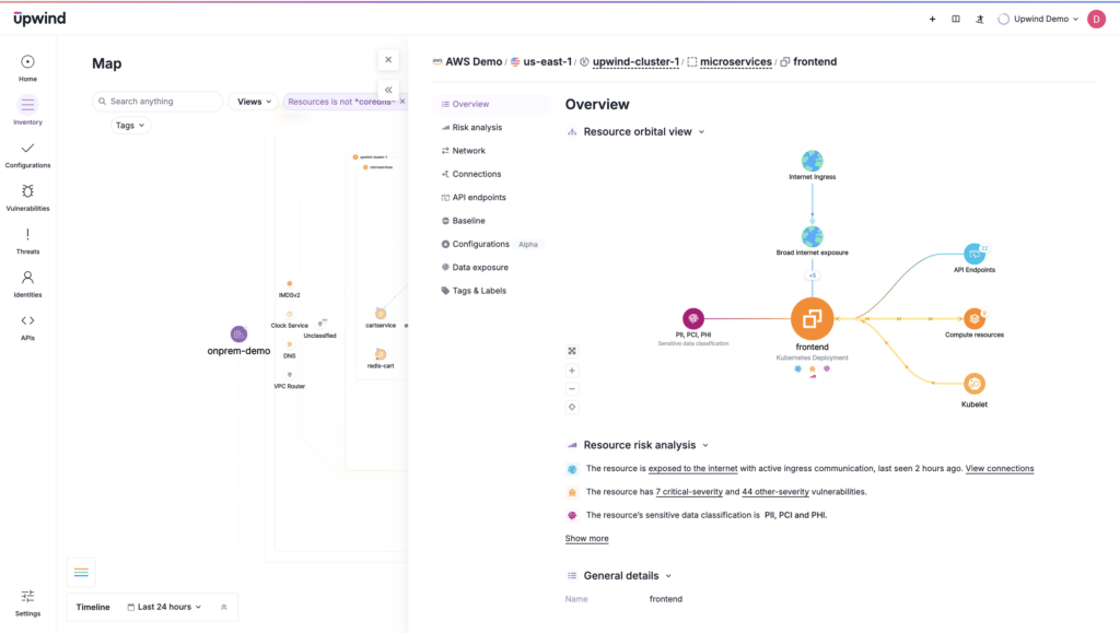 Data flow protection in a CNAPP monitors sensitive data in motion. While similar to a DSPM in identifying and assessing sensitive data flows.