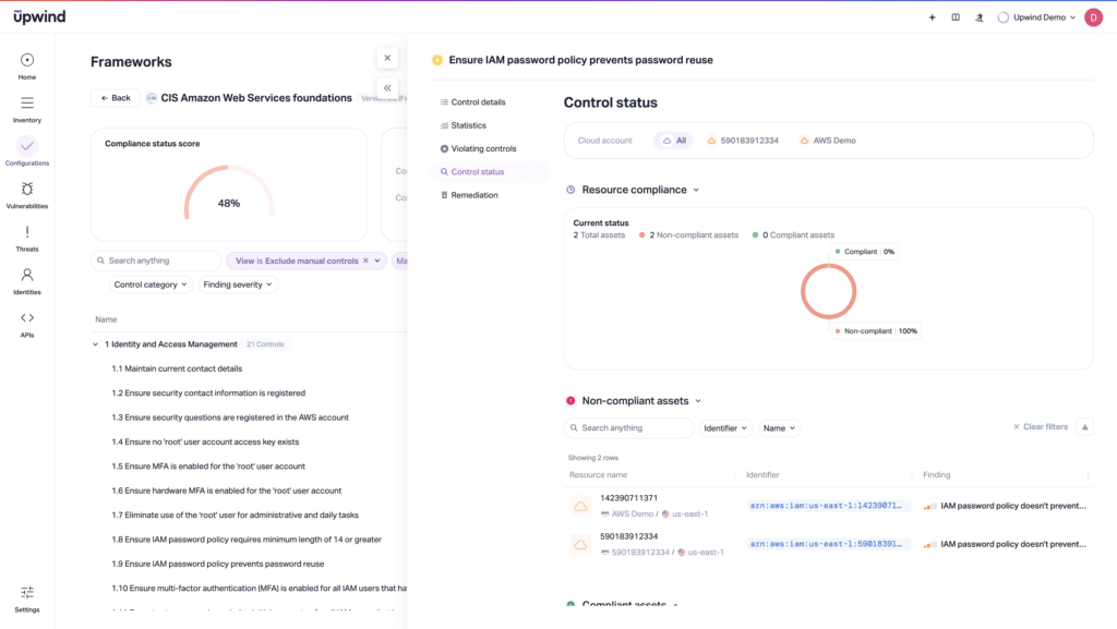 Cloud misconfigurations remain the leading cause of breaches. Employ CSPM capabilities to continuously scan for misconfigured IAM roles, overly permissive security groups, and publicly exposed APIs.
